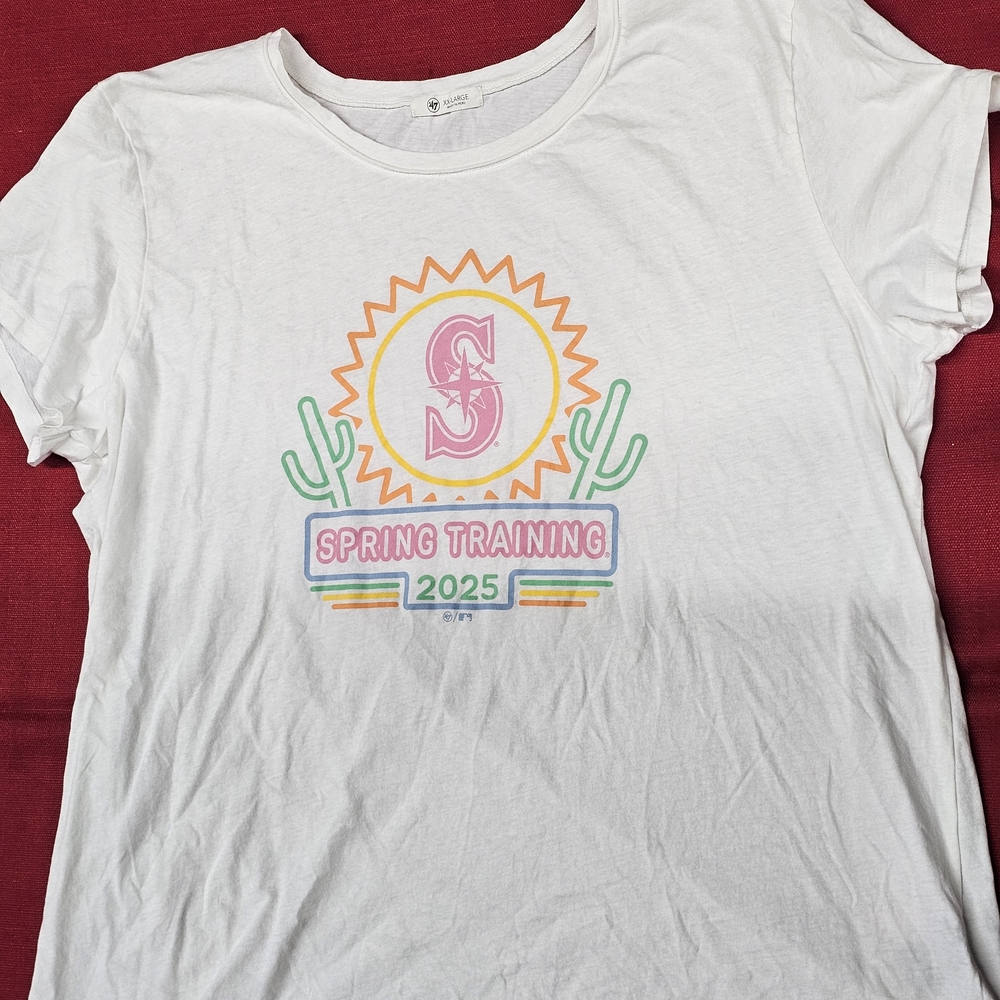 Women's 47‎ Brand Mariners Spring Training T-shirt  2025 Size XXL